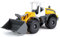 Lena 04612 Worxx Radlader Modell Liebherr L538 Litronic, ca. 48 cm, Baustellen Spielfahrzeug für Kinder ab 3 Jahre, robuster Schaufellader mit Griff und funktionstüchtiger Ladeschaufel, Gelb