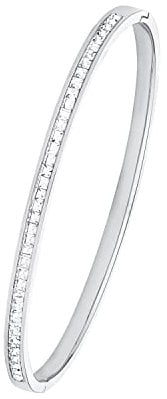 s.Oliver Armreif für Damen mit Kristallen von Swarovski, Edelstahl