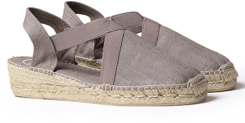 Toni Pons Verona - Vegane Keil-Espadrille für Damen Baumwolle.