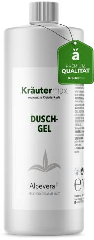 Aloe Vera Duschgel Reinigungsgel mit Aloevera Gel für Körper und Haare 1 x 1000 ml