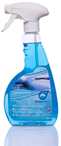 KaiserRein Scheibenentfroster 0,5 L Scheibenenteiser Spray Verkratzen der Scheiben verhindert und damit die Verkehrssicherheit durch blendfreies Fahren deutlich erhöht