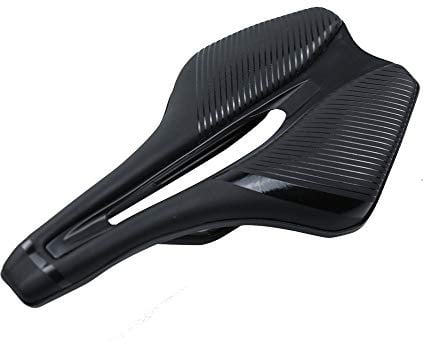 VOANZO Fahrradsattel Dämpfung Robuster Fahrradsitz Universal für MTB Rennrad Mountainbike Sattel 245x143mm (Schwarz)