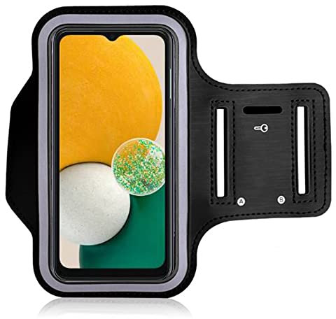 Noir Brassard de Sport Case pour Xiaomi 15 Ultra 15 14T Pro Redmi Note 14 Pro Etui Armband de Course pour Samsung Galaxy S25 Ultra Porte-Clés Sangle Réglable