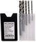 WELDINGER HSS-Co5 DIN 338 Typ N Metallbohrersatz Profiline-Vision dreischneidig Kreuzanschliff 5-teilig (Spiralbohrer)