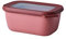 Mepal - Multi Bowl Cirqula Rectangular - Vorratsdose mit Deckel - Geeignet als Luftdichte Aufbewahrungsbox für den Kühlschrank, Mikrowellengeschirr & als Frischhaltedosen - 750 ml - Vivid mauve