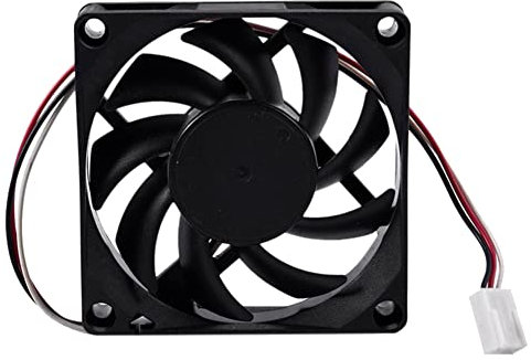 Ruelen Computer Case Fan 3PIN 12V 7CM 70MM PC CPU Cooling Fan