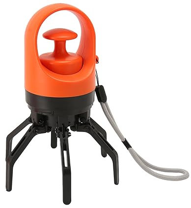 Spazzola per Cacca di Cane, plastica ABS Sei Zampe Piccole Spazzola per Cani Dispenser per Sacchetti di Cacca Incorporato Facile da sciacquare Raccoglitore di rifiuti per Cani