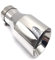 Auto Endrohr 1 Stück 304 Edelstahl Universal Auspuffanlage Endrohr + Auto Auspuffspitze Auspuffblende (Größe : IN 51MM OUT 89MM)