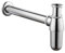 ARA CHOICE Chrome Bottle Trap Extra Long Extension Tube Waste Smell Traps Plumbing Drain for Bathroom Sink Basin Vessel Pipe Adjustable