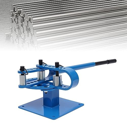 Curvatubi manuale, piegatrice universale per tubi con 7 matrici (1-3), piegatrice per tubi in acciaio