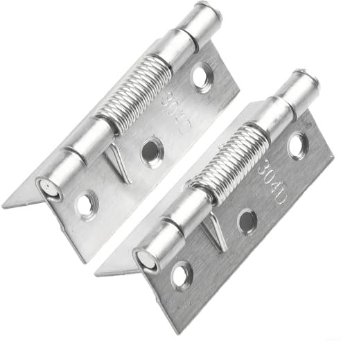 2PCS Stainless Steel Self Closing Spring Door Hinges,Automatic Hinge,Spring Hinge,Automatic Door Return Hinge 2/3/4inch(3inch)