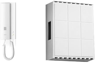 Schneider Electric 1763070 Ritto Wohntelefon Weiss Gegensprechanlage & Honeywell E2692N Home Mechanischer Doppelklang-Gong