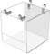 Pastoralist Vogelbadewanne Käfig Haustier Vogelbad Haus mit Metallhängehaken für Haustier -Papageien Dusche transparent, Vogelbad Käfig
