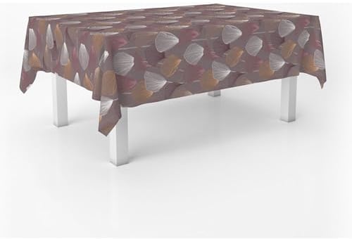 ECOMMERC3 Wachstuchtischdecke abwaschbar rechteckig 240x140 cm Duero Lila | Für das Essen mit der ganzen Familie, wasserdicht, nicht saugfähig, mit feuchtem Tuch abwischbar, in Spanien gefertigt