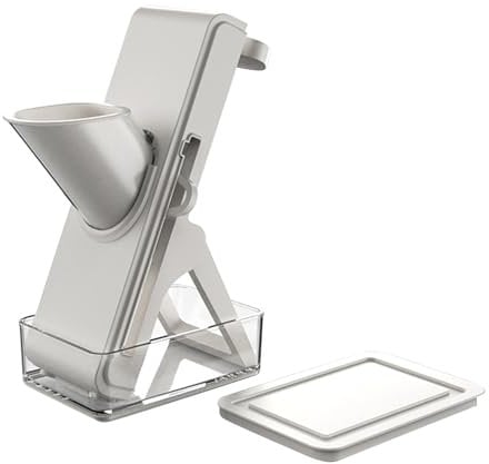 JTLB Picadora Vertical Segura Multifuncional para Evitar Resbalones, Cortador Vertical de Verduras para Patatas, Pepinos y Zanahorias