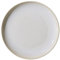 Ritzenhoff & Breker Laredo Speiseteller, 28 cm, Runder Teller mit braunem Rand, Skandinavisches Design mit Reaktivglasur, Steinzeug, Beige