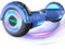 MEGA MOTION 𝐇𝐨𝐯𝐞𝐫𝐛𝐨𝐚𝐫𝐝, 6,5 Zoll mit Bluetooth-Lautsprecher und LED-Radlichtern, geeignet für Kinder und Jugendliche (Blau)