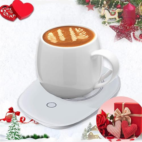 Chauffe Tasse de Café,Chauffe-Tasse,Chauffage À Café,Chauffe-Tasse Électrique,Tasse Chauffe-Tasse Électrique,Réchauffeur de Café,Tasse Chauffante, Coaster Warmer Chauffe,Chauffage de Boissons
