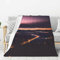 ZhanGM Night Sky Plüsch-Flanelldecke, leicht, atmungsaktiv, für Sofa, Couch und Bett, ideal für Geschenke, Camping, Reisen