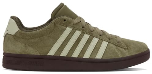 K-Swiss Court Tiebreak II SDE Herren Leder Sneaker Schuhe 09492-367 dunkelgrün