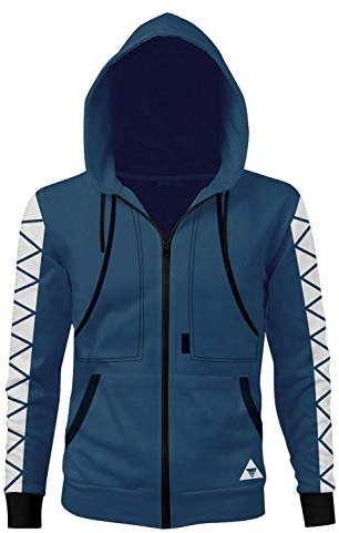 Taiture Idia Shroud Hoodie Cosplay Costume Adult Shroud Jacket Sweatshirt Zip up Coat Halloween Christmas Suit Women Men