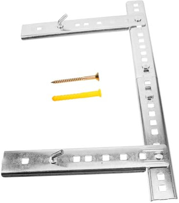 DIYEAH Soporte Metálico Para Calentador De Agua Eléctrico Cilíndrico, Soporte De Pared Para Instalación Muros Huecos y Hormigón, 1 Unidad, Diseño Compacto Para Baño