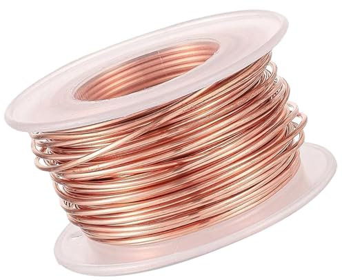 Fluxioxtna Filo di rame per elettrocoltura da 20 metri per piante e verdure paesaggio rame filo forniture per decorazioni orticole