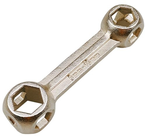 Guaber Kleine Knochenschlüssel, leichte Gewichte, Fahrräder, 6–15 mm, Sechskantloch, Fahrradschlüssel, Schraubenschlüssel