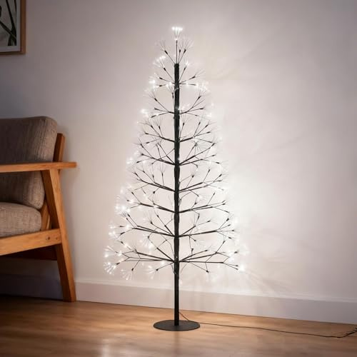 Froadp Premium LED-Baum 180cm Künstlicher Weihnachtsbaum Lichterbaum mit 2000 Kaltweißen LEDs Christbaum Weihnachtsdeko Kunstbaum für Weihnachten Halloween Partys Innen- und Außenbereich