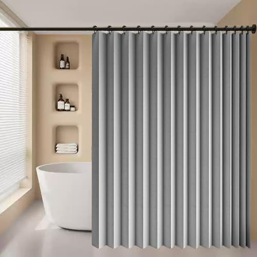 Magnetischer Türvorhang mit Verdunkelung 139 x 197 cm Wärme, Gegen Kälte, Schalldämmende, Kälteschutz Hitzeschutz Türvorhang Blickdicht für Tür Schrank Wohnzimmer, Grau
