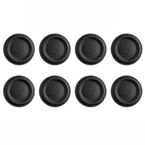 Lot de 8 Capuchons de Joysticks pour Manette de PS5/PS4, Grip Antidérapant Manette, Texture Laser Haute Précision Contre la Glisse et l'usure, Installation Rapide, Rechange de Sticks