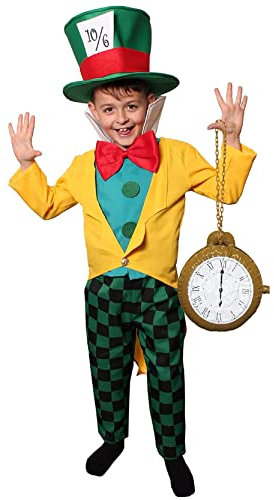 I LOVE FANCY DRESS Childs Crazy Tea Party Host Costume - Yellow Jacket