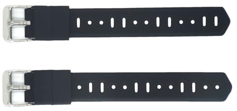 ddjoy Extender für Fitbit Flex/2, Fitbit Alta/HR, Fitbit Ace, letscom id115hr/ID115 Armband, 2er Pack Silikon Band Extender für Play Große Größe Handgelenk oder Knöchel tragen (schwarz)