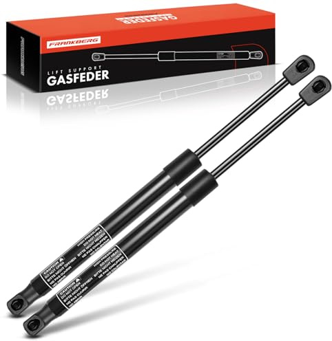 Frankberg 2x Gasfeder Dämpfer Heckklappe 6R6827550A | Kompatibel mit Polo 6R 6C Schrägheck Polo 6R Schrägheck