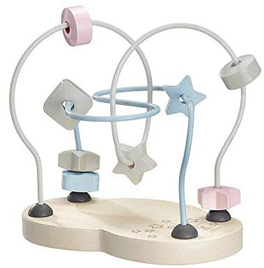 Selecta 64019 Sternchenschleife, Bellybutton, Motorikspielzeug aus Holz, 18 cm, bunt