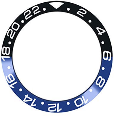 SHEAWA Ersatz-Keramik-Lünetteneinsatz für 40 mm Rolex GMT Uhrenzubehör, 5, 38mm