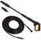 TECHKAR Pistola per idropulitrice 5m Tubo e lancia ad alta pressione – Accessori Karcher K2 – K5 – Ugello regolabile Vario per idropulitrice – Attacco rapido a scatto – M22x1,5