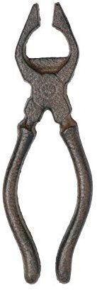 Rustikale Zange aus Gusseisen, Flaschenöffner, 1,5 x 5 x 16 cm