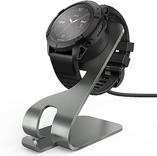 TUSITA Ladestation Kompatibel mit Garmin Fenix 7 7S 7X 6 6S 6X Pro 5 5S 5X Plus,Epix 2,Forerunner 945 45 45S 245,Instinct,Vivoactive 3 4 4S,Ladekabel für Vivomove 3 3S,Venu 2 2S Sq,Approach S10 S60