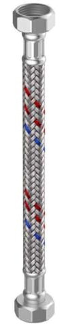 Meiflex Silicone Panzerschläuche für Sanitär, Heizung, Klima 1 Zoll, 500 mm