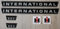 IHC/Mc Cormick Aufkleber international 653 Silber Logo Emblem Sticker Label Set klein