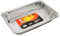 BH - 10 bandejas grandes de papel de aluminio para hornear | Recipientes desechables reutilizables para almacenamiento de alimentos, hornear, asar (largo 52,5 x ancho 32,5 x alto 7,9 cm). Comprueba el