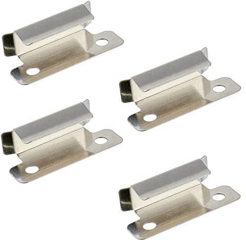 HUAERW Pince de lit pour imprimante 3D pour lit chauffant en verre pour fixer le lit en verre compatible avec Ender 3 Ender 3 v2 Ender 3S Ender 3 Pro Ender 5 Pro CR-20 Pro CR-10S Pro Series (lot de 4)