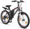 Licorne Bike Guide Premium Mountainbike in 20, 24, 26, 27.5 und 29 Zoll Fahrrad für Mädchen Jungen Herren und Damen (20 Zoll, Anthrazit)