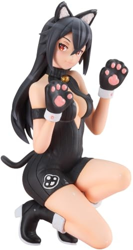 Hasegawa SP554 1/12 Egg Girls Collection No. 37, Haku Rinpha, Black Cat Modellbausatz, Mehrfarbig
