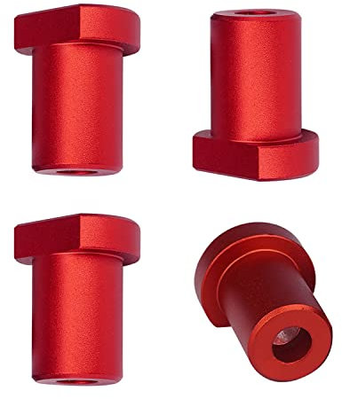 Aluminiumlegierung bankhaken 20mm 4 Stück, Bench Dogs Bankstopps Bank-Hundeklemme für T-Track, Holzbearbeitungstisch Werkbank Werkzeug Hobelbank Zubehör für 20 mm Hundeloch