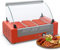 hot Dog Roller for Grill Commercial Hot Dog 7 Roller Machine with Cover, Electric Hotdogs Grilling Cooker, Stainless Steel Material, Non Stick Grill Cooker Machine, Suitable for Home, Store Use