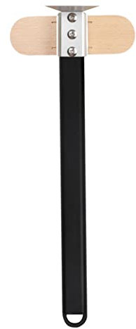 Banziaju Ofen -Messingbürste Pizza Ofen Reinigung Schaber Haushalt Grill Entferner Reinigungsträger 40 cm