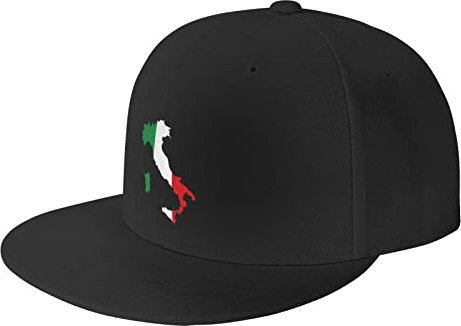 385 Baseballkappe Italia Italien Italienische Karte Trucker-Kappe Sonnenschutz Unisex Mütze Verstellbar Vintage Basecap, Für Mädchen, Laufender, Draussen Kletter