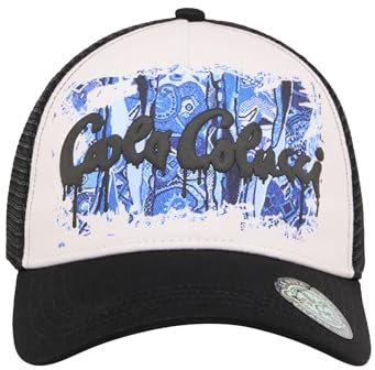 Carlo Colucci Truckercap mit 3D Druck Schwarz OS